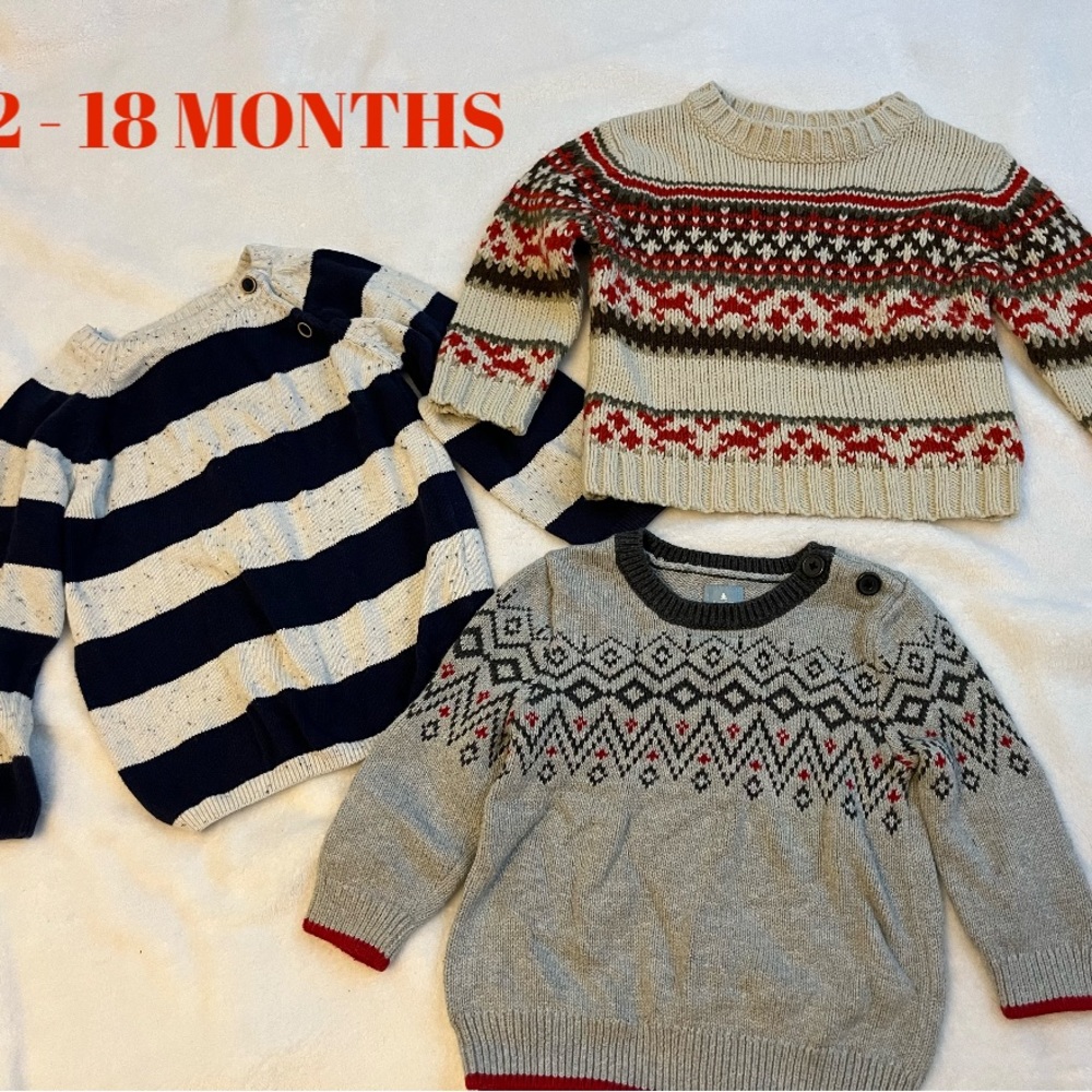 18 month toddler boys sweaters